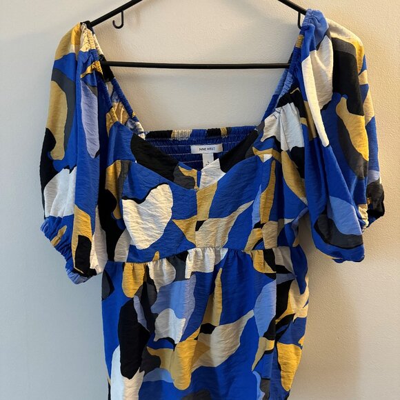 Nine West Tops - Nine West - Babydoll Puff Sleeved Blouse